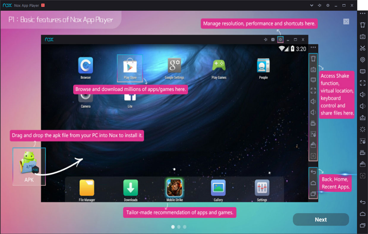 Nox - android emulator download nox app player for pc & mac