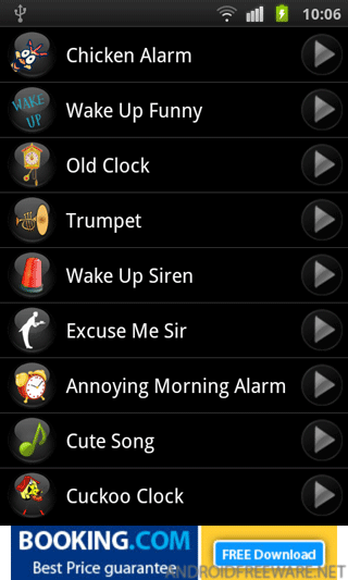 Set alarm android phone