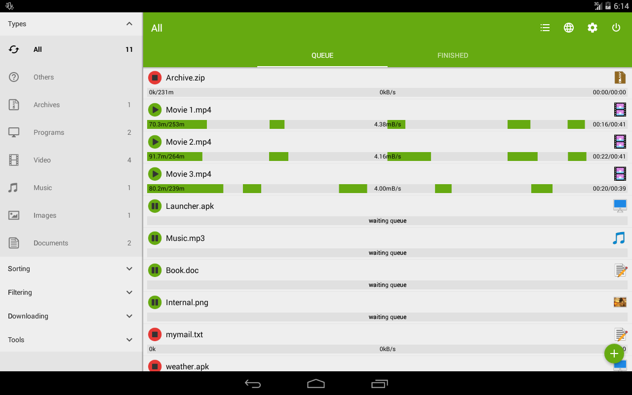 Download manager for android pro